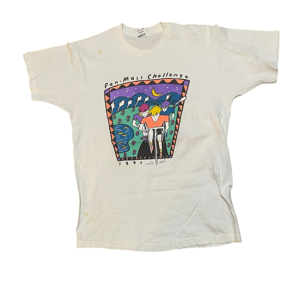 Vintage 90s Pan Mass challenge shirt